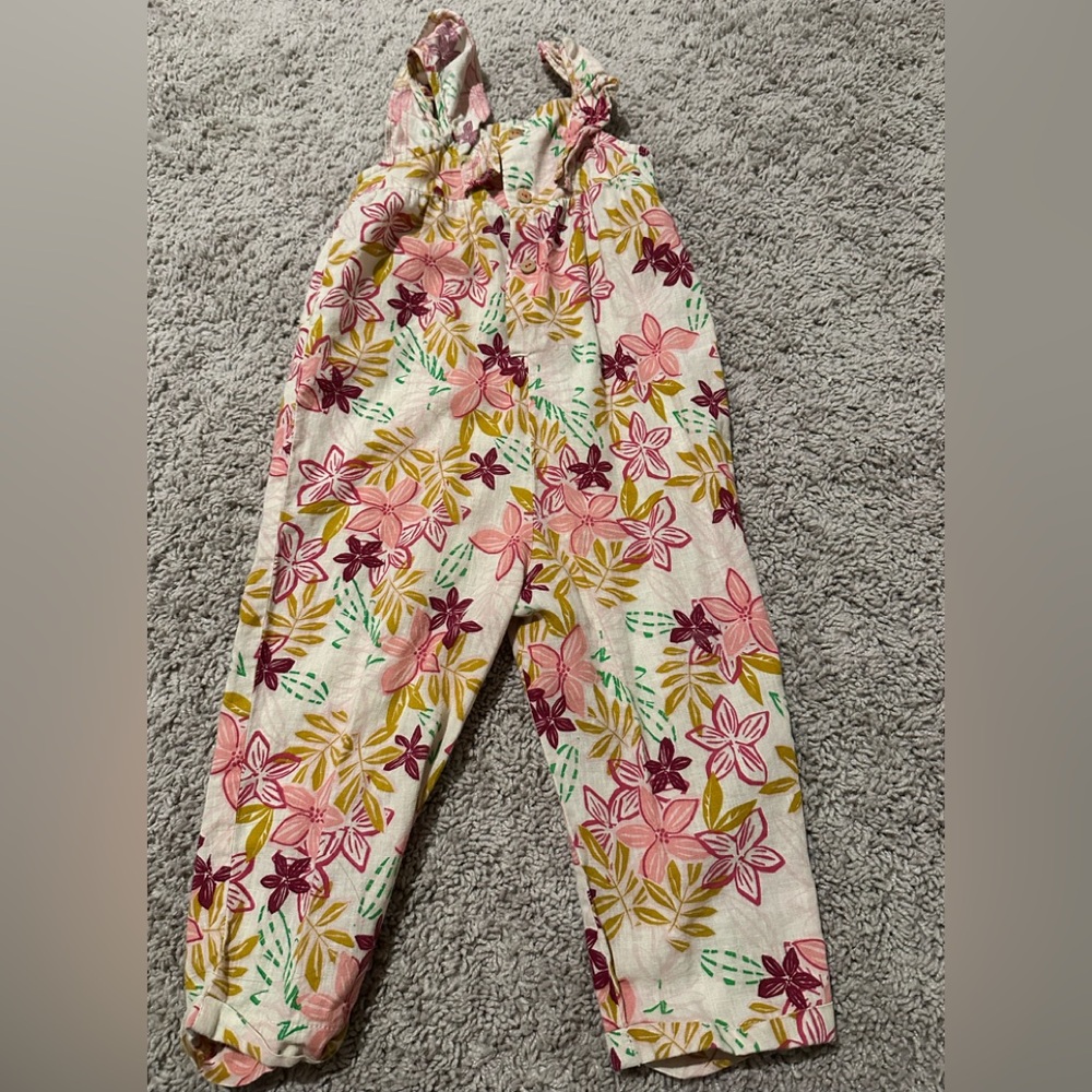 Zara linen romper